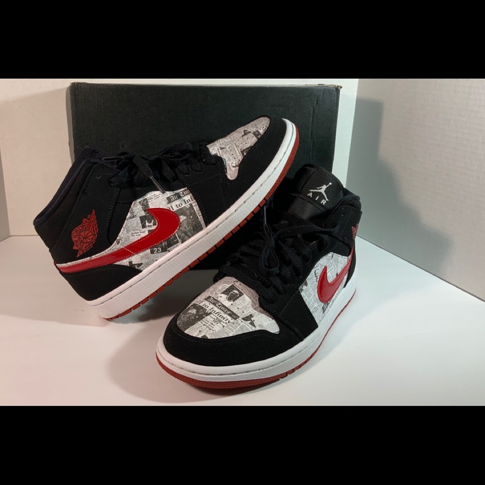 AIR JORDAN 1 MID “NEWSPAPER”